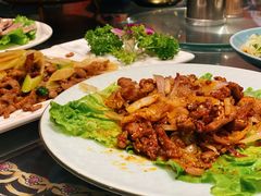 葱爆羊肉-阿拉丁新疆风味餐厅·清真(罗廊巷店)