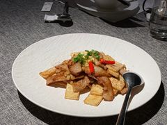 虾籽茭白爆黑豚肉-临江宴(陆家嘴店)