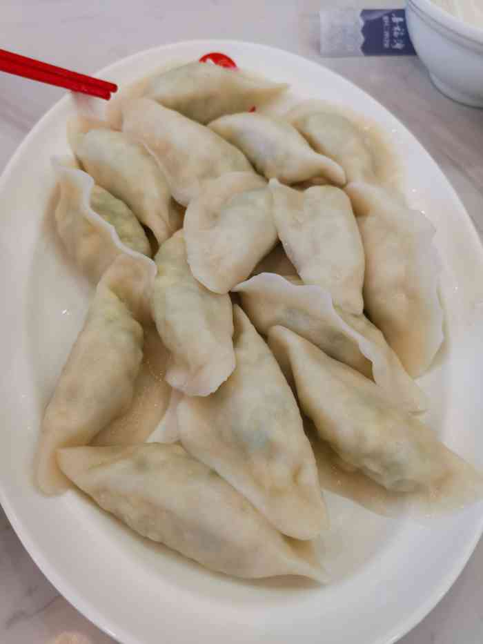 喜福湾虾仁水饺-"青瓜馅的饺子 比较清爽 吃起来不会有什么.