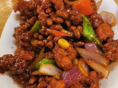椒香虾仁爆鸡球-陈傻子餐厅(世纪都会店)