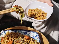 炒方便面-大槐树烤肉馆