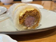 香肠芝士饭团-花悦豆香