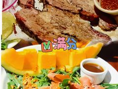 烟熏慢烤牛胸肉-VIKING SALOON西部美式烟熏烤肉(和平路店)