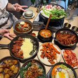 在韩国🇰🇷？没呢[害羞]长沙就能吃到正宗韩料店💯