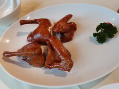 玻璃脆皮乳鸽-利苑酒家(金宝店)