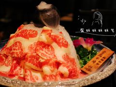 雪花牛肉-捞王猪肚鸡火锅(财富中心店)