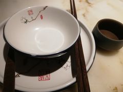 餐具摆设-绿茶餐厅(松江万达店)
