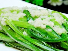 蒜蓉油麦菜-潮十三潮汕砂锅粥(高新四路大都荟店)