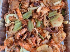 炭火干锅牛蛙加虾-炭舍干锅(华发商都店)