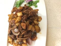 馕丁炒烤肉/份-楼兰印象(朝外店)
