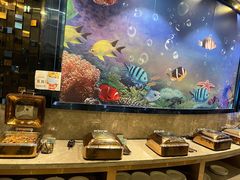 自助取餐区-粤海璇宫·木棉花高空旋转餐厅·聚会派对