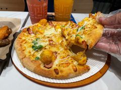 金沙咸蛋黄嫩鸡比萨-达美乐比萨(红山店)
