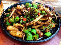 铁板鱿鱼须-八张桌子(老店)
