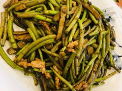 野芦蒿炒臭干-广迎居老正兴菜馆