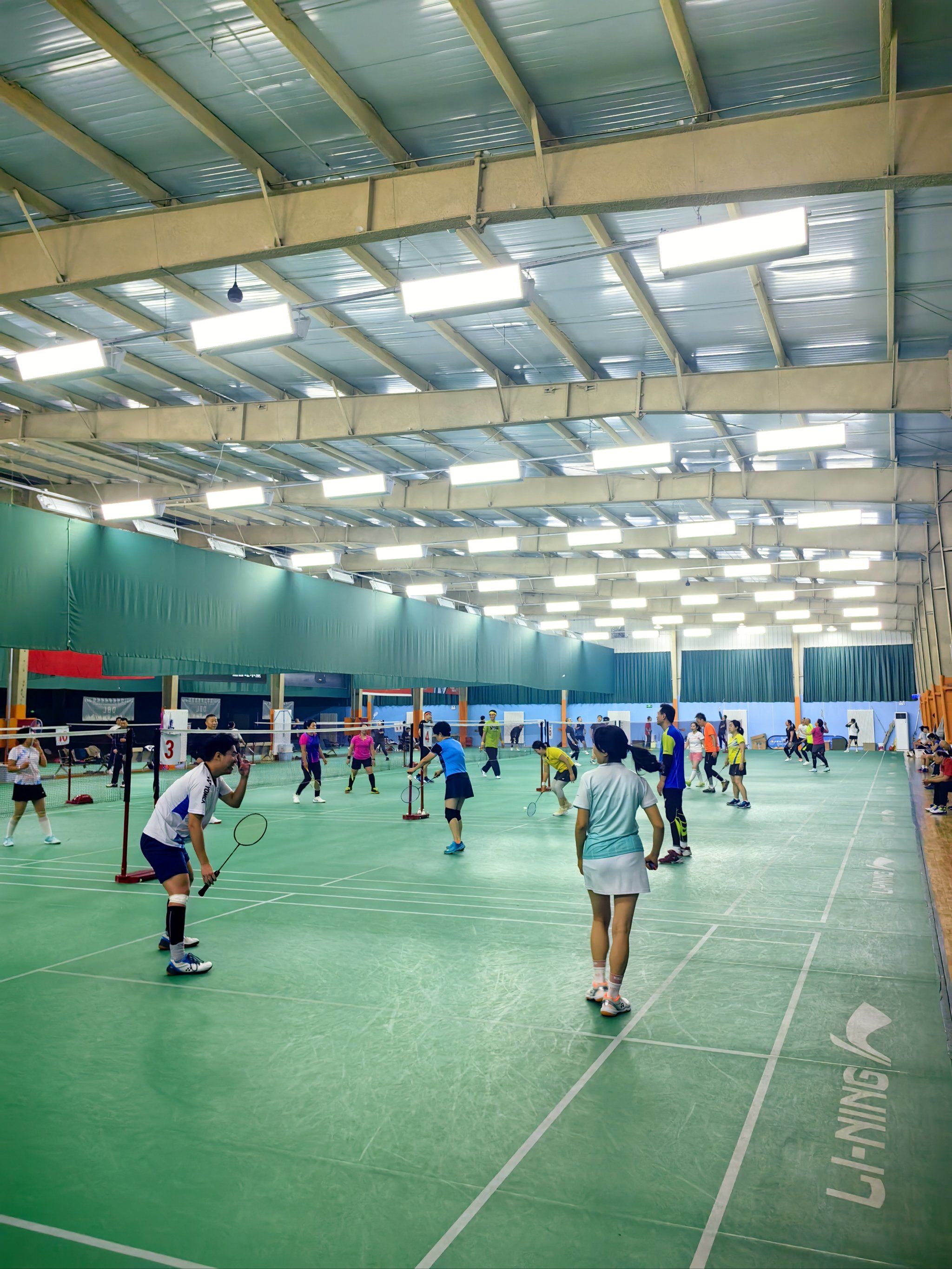 回京后的第一次室内羽毛球