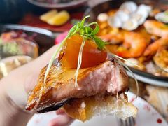 鹅肝配蓝莓酱-BROWNSTONE布朗石西班牙餐厅(富城店)