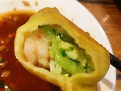 青瓜鲜虾锅贴-金谷园饺子·烧烤·家宴(人大总店)