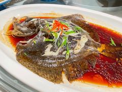 清蒸多宝鱼-飞鹿餐饮·陕南菜(北关店)