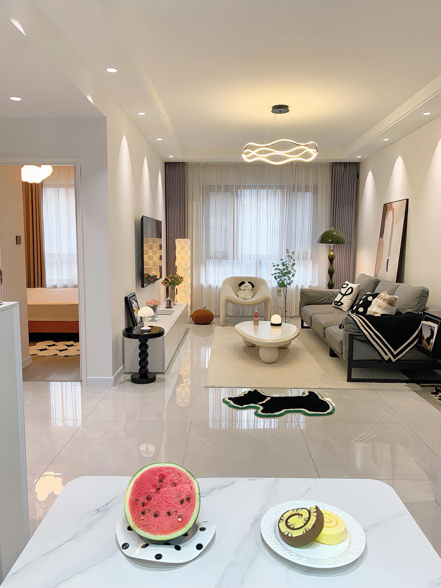 🏠我家建面89,两室一厅一卫
朋友来参观,都说套内看起来不止60平