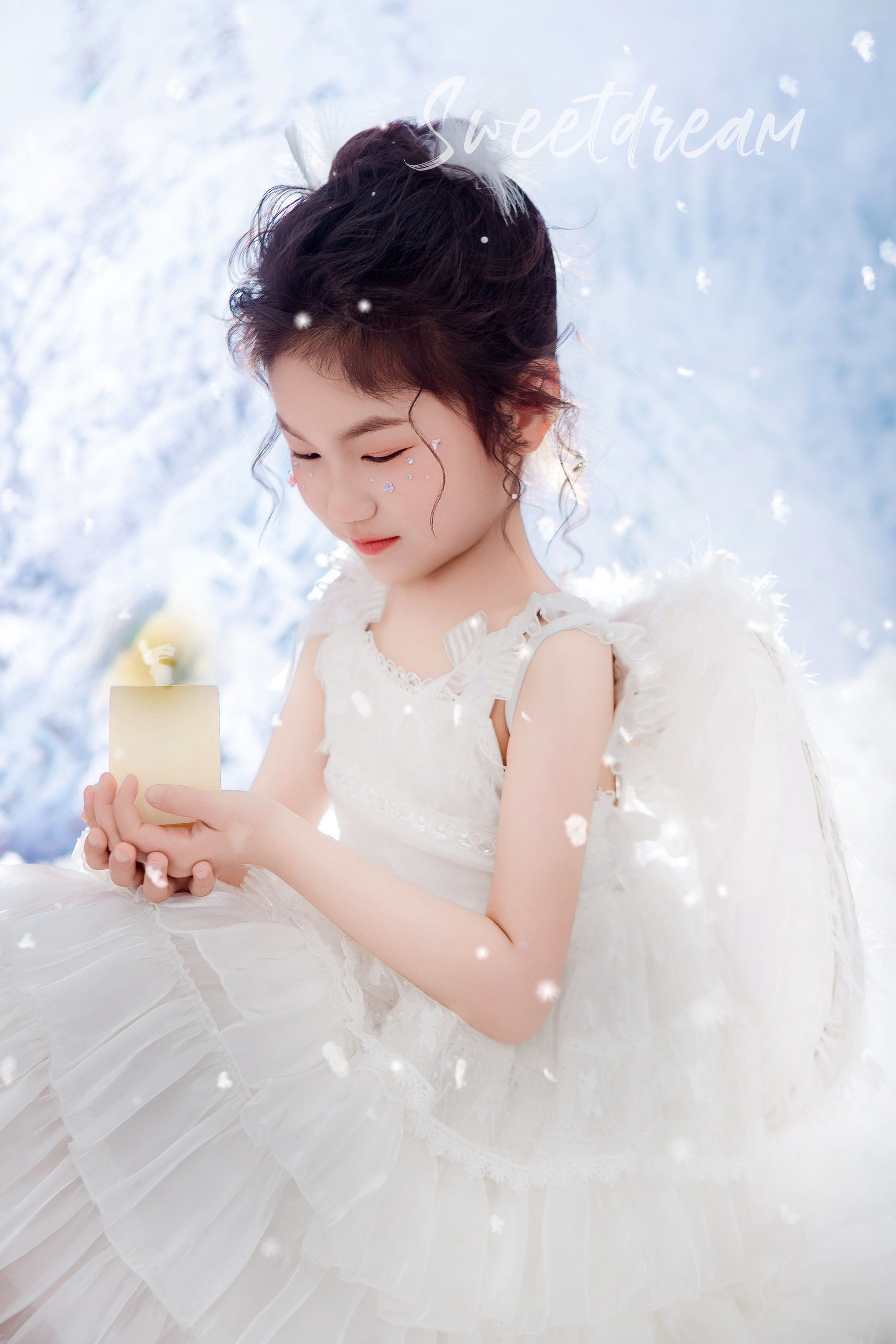 梦幻天使风儿童写真,美到心巴上