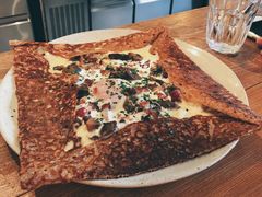 鸡蛋蘑菇熏肉荞麦可丽饼-RAC BAR(安福路店)