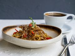 辣味手撕猪肉意大利面-明谦·Coffee&Cocktail Bar(美您公园店)