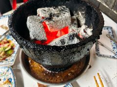 烤肉的炉子-大槐树烤肉馆