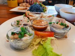 -蝶豆花蓝面条