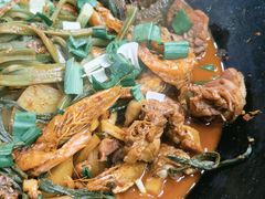 -大锅大灶柴火鸡鱼