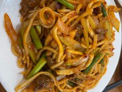 肉炒拉条子-郑家包子牛肉拉面(尚勤路店)