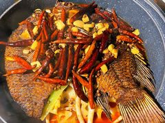 香茅草烤罗非鱼-云尊府蒸汽石锅鱼云南菜(龙旗店)