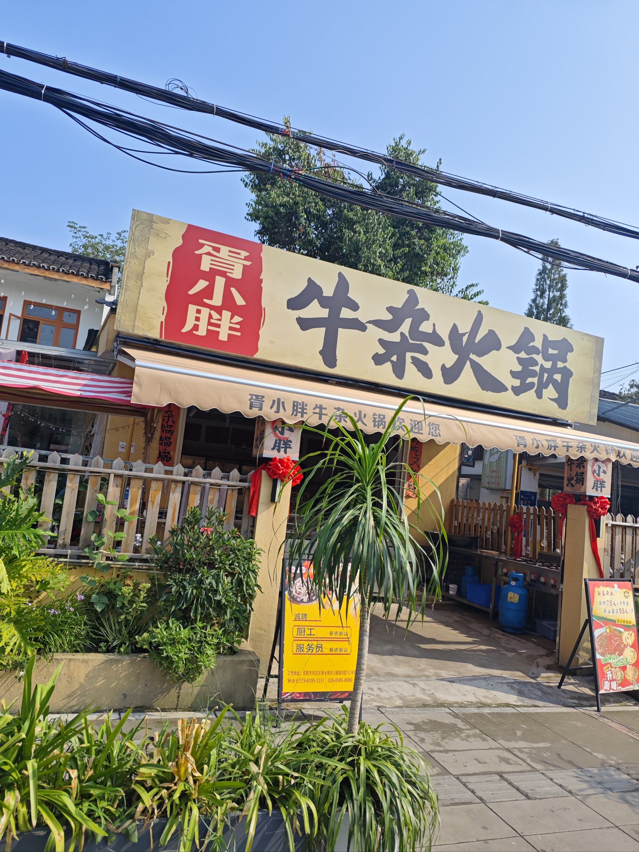 麻麻的很好吃,还有很多小吃啊水果啊蔬菜那些都是自助的可以吃,牛杂