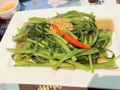 秘制虾酱炒空心菜-帕蓝·暹罗料理(曲阳店)