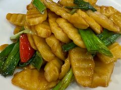 脆炒山药-娄三少·老北京春饼烤鸭家常菜(富力又一城店)