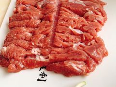 手切羊腿肉-阳坊胜利涮羊肉(阳坊老店)