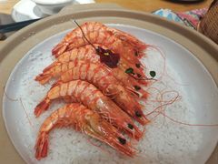 莺歌老盐焗海虾-沿江黎家簸箕宴·文昌鸡(百花谷店)