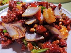 椒香虾仁爆鸡球-陈傻子餐厅(世纪都会店)