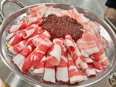 五花肉肥牛三吃锅-韩食汇