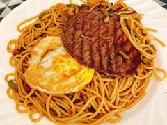 牛排黑椒意面-嘉喜来比萨(罗马花园店)