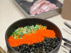 飞鱼籽泡菜烤饭-蚂蚁洞·烤肉大营地(上海静安大悦城店)
