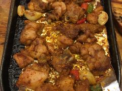 料理烤老味道鸡块-老东镇啤酒屋海鲜加工·蒸汽海鲜·海鲜烧烤(台东店)