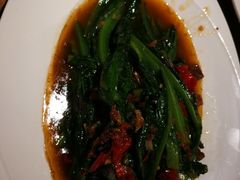 豆豉鲮鱼油麦菜-胖老汉椒麻鸡清真新疆菜(西御街店)