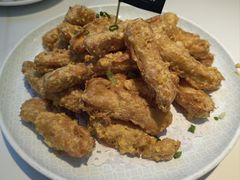 咸蛋黄茄子-园里前·10年私厨·福建菜(台江万达鳌峰洲店)