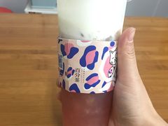 手舂水蜜桃奶缇-百分茶(泰兴万达广场店)