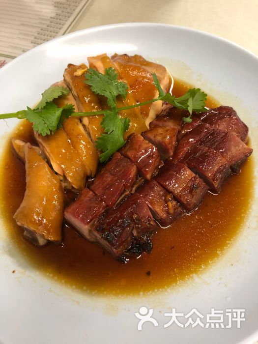 美誉餐室叉烧拼油鸡图片 - 第1张