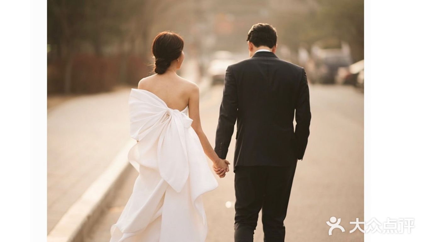 ins小清新婚纱照，室外婚纱照😘😘😘