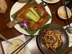 香茅草烤罗非鱼-紫滇源云南生态菜(丹凤街店)
