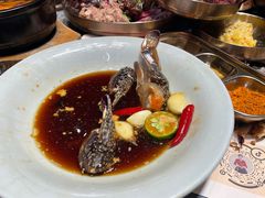-草家酱蟹炭火烤肉店(珲春南路一店)