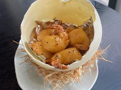 珊汁沙律大虾-柒园·三十年创意杭帮菜(龙湖滨江天街店)