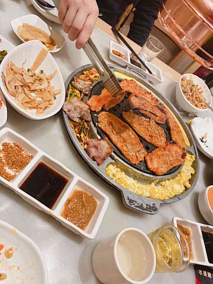 韩宫宴炭火烤肉(常州吾悦店)-"扶墙出 哈哈哈 虽然这几天7.8折 还.
